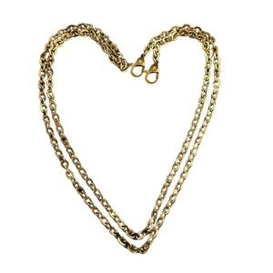 Authentic Louis Vuitton Pochette Felicie crossbody chain strap in Gold tone